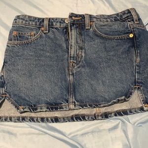 Mini Jean skirt